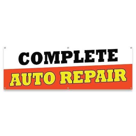 Signmission Complete Auto Repair Banner Concession Stand Food Truck Single Sided B-72-30037